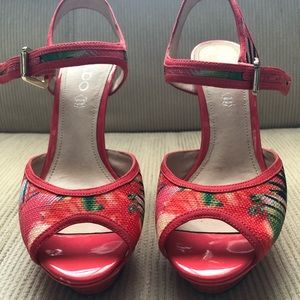 ALDO PLATFORMS SANDALS TROPICAL CORAL Free shipping